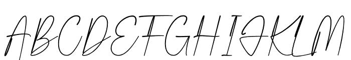 Genitha Font UPPERCASE