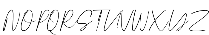 Genitha Font UPPERCASE