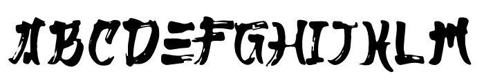 Genjiro Font UPPERCASE