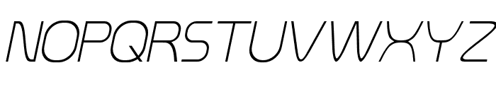 Genniro-LightItalic Font LOWERCASE