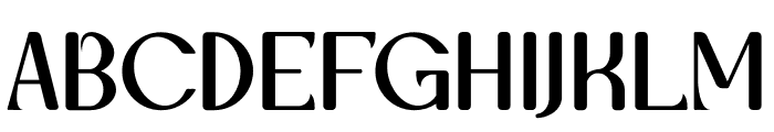 Gennroza Font UPPERCASE