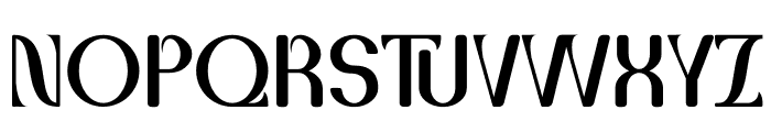 Gennroza Font UPPERCASE