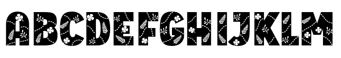 Genoa Flora Font UPPERCASE