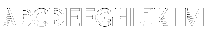 GenreLine-Light Font LOWERCASE