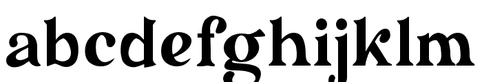 Gensino-Regular Font LOWERCASE