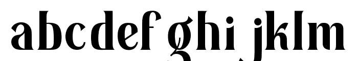 Gentha Regular Font LOWERCASE