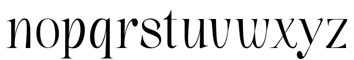 Gentle Grayson Regular Font LOWERCASE