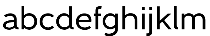 Gentleman600-Regular Font LOWERCASE