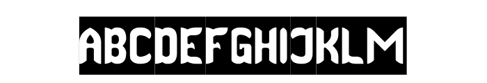 Genuine Intention-Inverse Font UPPERCASE