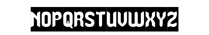 Genuine Intention-Inverse Font UPPERCASE