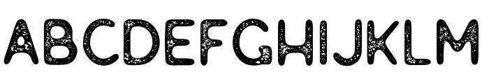 Genuinesansserif-textured-Regular Font LOWERCASE