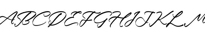 Genyallic Italic Font UPPERCASE