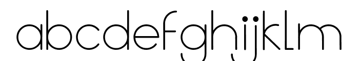 GeoMath  Smooth Font LOWERCASE
