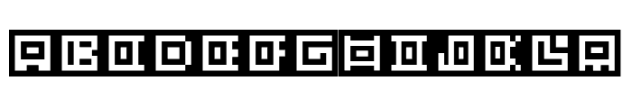 Geoblocks Text Two Font UPPERCASE