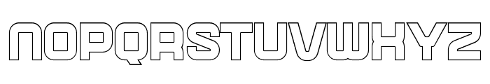 Geof Outline Font UPPERCASE