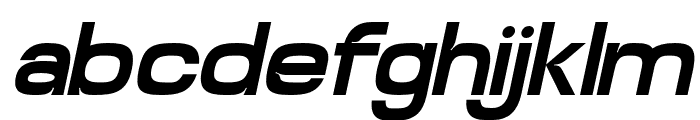 Geoforce Italic Font LOWERCASE