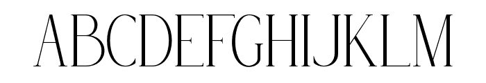 Geogira-ExtraLight Font UPPERCASE