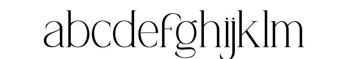 Geogira-ExtraLight Font LOWERCASE