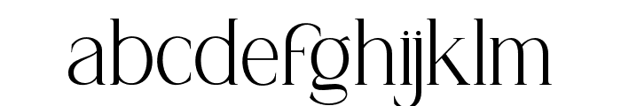 Geogira-Light Font LOWERCASE