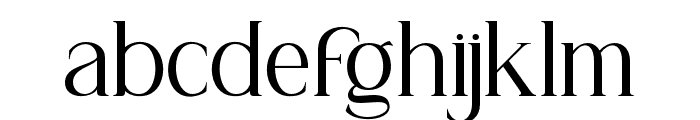 Geogira-Regular Font LOWERCASE