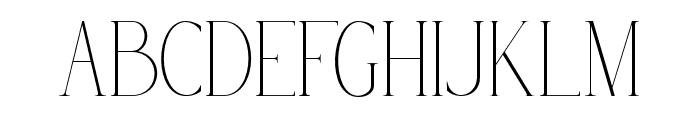 Geogira-Thin Font UPPERCASE