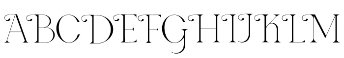 Geogira Font UPPERCASE