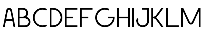 Geomaniac Light Font UPPERCASE