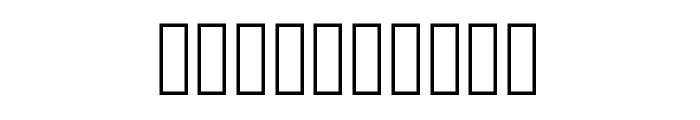 Geometric Regular Font OTHER CHARS