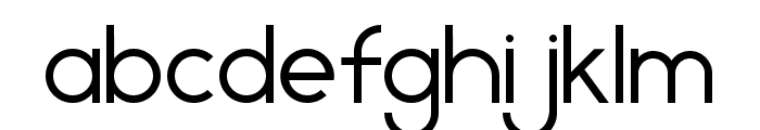 Geometrica Sans Regular Font LOWERCASE