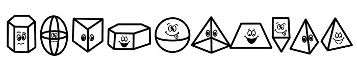 Geometry cute Font OTHER CHARS