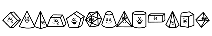 Geometry cute FONT