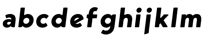 George Round Bold Italic Font LOWERCASE