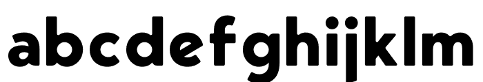 George Round Bold Font LOWERCASE