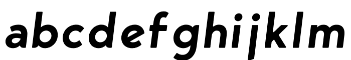 George Round SemiboldItalic Font LOWERCASE