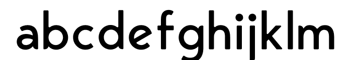 George Round Font LOWERCASE