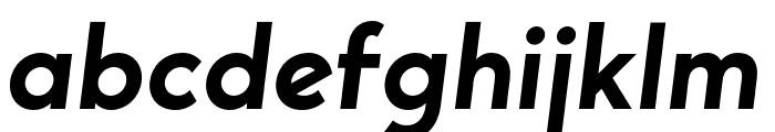 George-SemiBoldItalic Font LOWERCASE