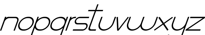 George Sight Italic Font LOWERCASE