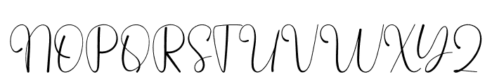 George Signature Font UPPERCASE