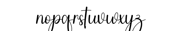 George Signature Font LOWERCASE