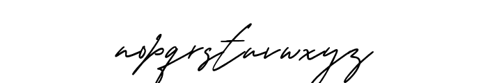 GeorgeSignature-Regular Font LOWERCASE