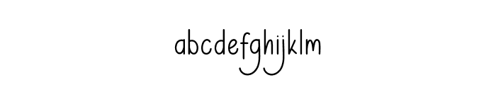Georgebrown Font LOWERCASE