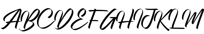 Georgerithe Font UPPERCASE