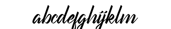 Georgerithe Font LOWERCASE