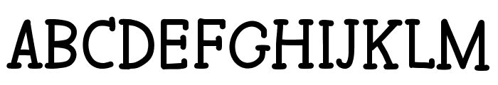 Georgette Regular Font UPPERCASE