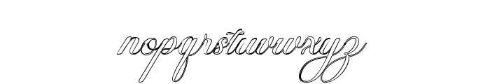 GeorghinaOutlinePro Font LOWERCASE