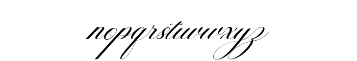 GeorghinaSlantPro Font LOWERCASE
