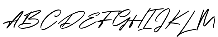Georgiess Signature Font UPPERCASE