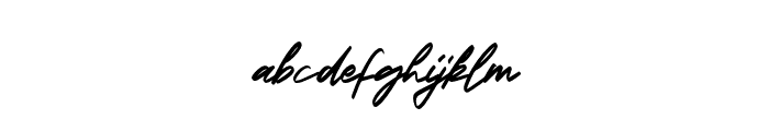 Georgiess Signature Font LOWERCASE