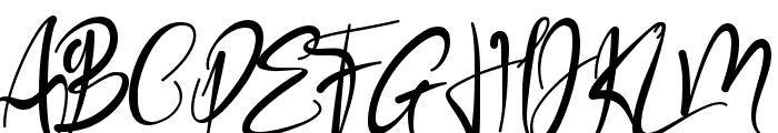 Georgina Signature Font UPPERCASE