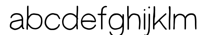 Georude-Regular Font LOWERCASE